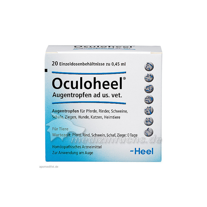OCULOHEEL Augentropfen ad us.vet.Einzeldosispip., 20 ST – PZN 6559470