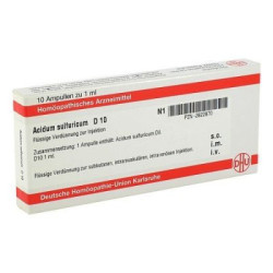 Acidum Sulfuricum D 10 Ampullen (10X1 ml) – PZN 2822870