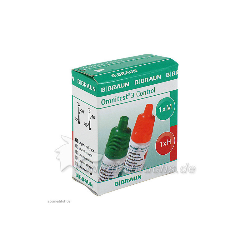 Omnitest 3 Kontrollloesung, 2X3.5 ML – PZN 6117915