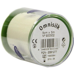 OMNISILK Fixierpflaster 5 cmx5 m, 1 ST – PZN 2091277