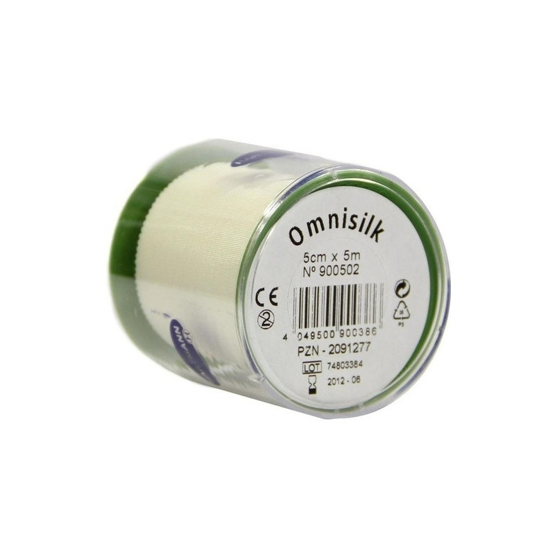 OMNISILK Fixierpflaster 5 cmx5 m, 1 ST – PZN 2091277