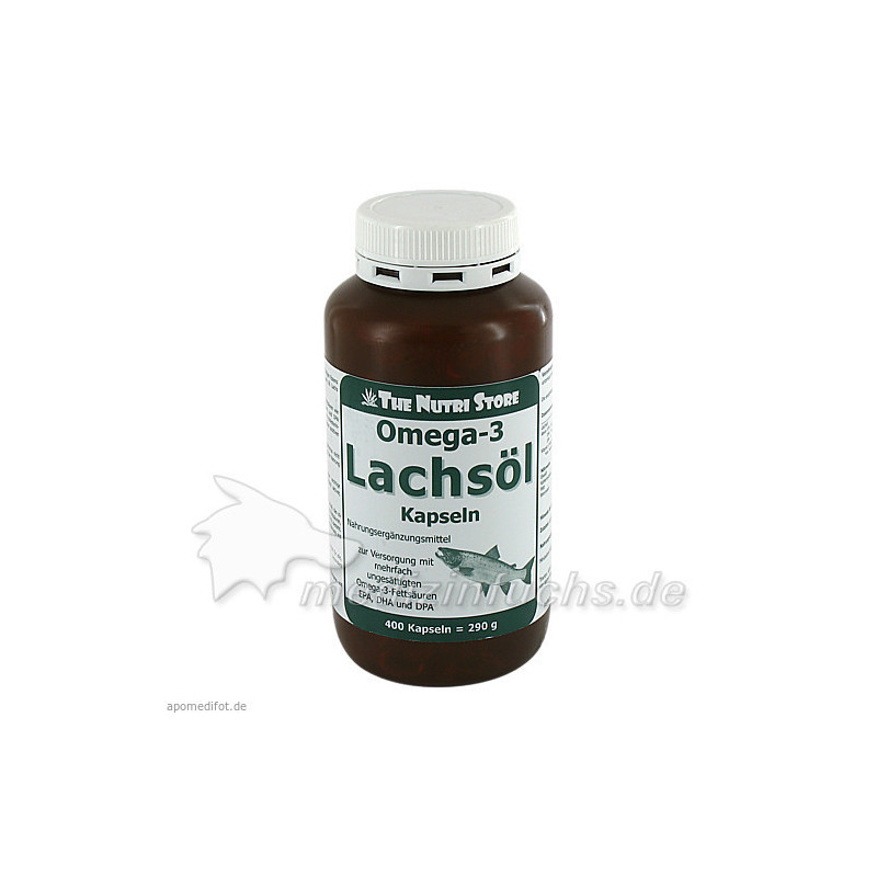 Omega-3 Lachsöl Kapseln, 400 ST – PZN 647701