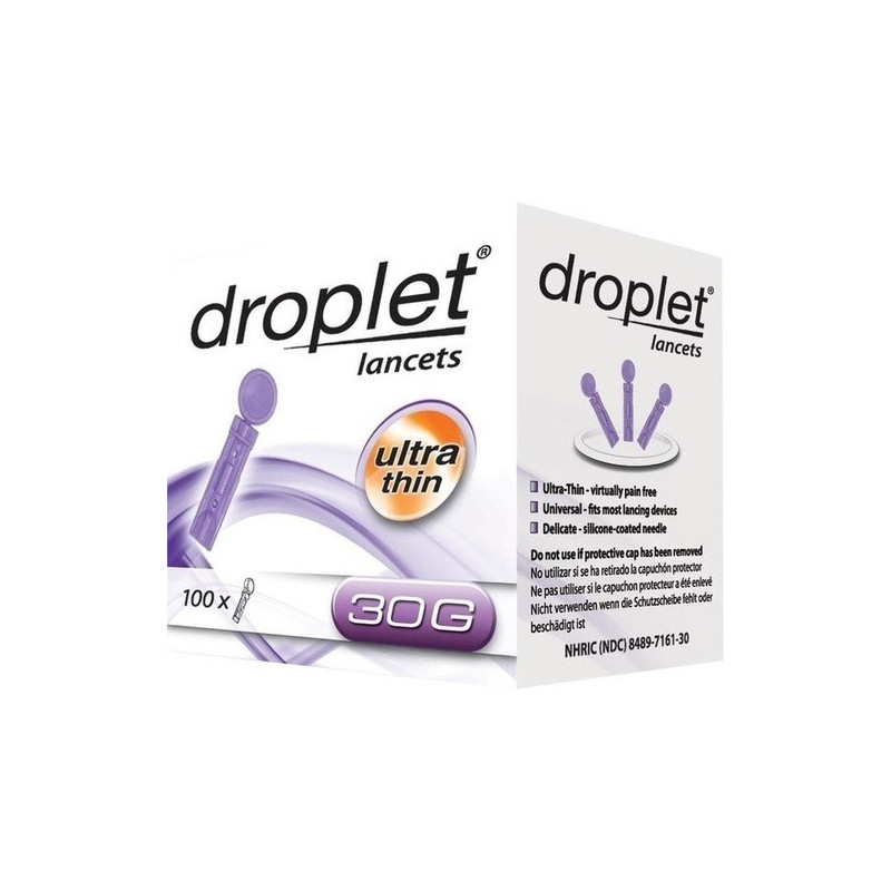OMRON droplet lancets ultra thin 30G, 100 ST – PZN 9747628