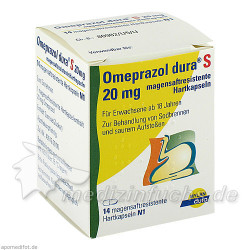Omeprazol dura S 20mg, 14 ST – PZN 6100197