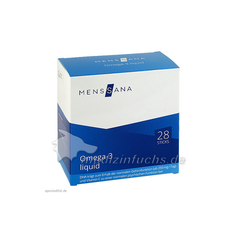 Omega-3 liquid MensSana Sticks, 28 ST – PZN 11565343