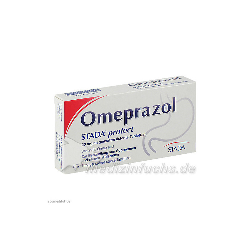 Omeprazol STADA protect 20mg magensaftres. Tabl., 7 ST – PZN 6562325