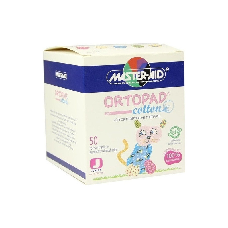 Ortopad Cotton girls junior Okklusionspflaster, 50 ST – PZN 5394104