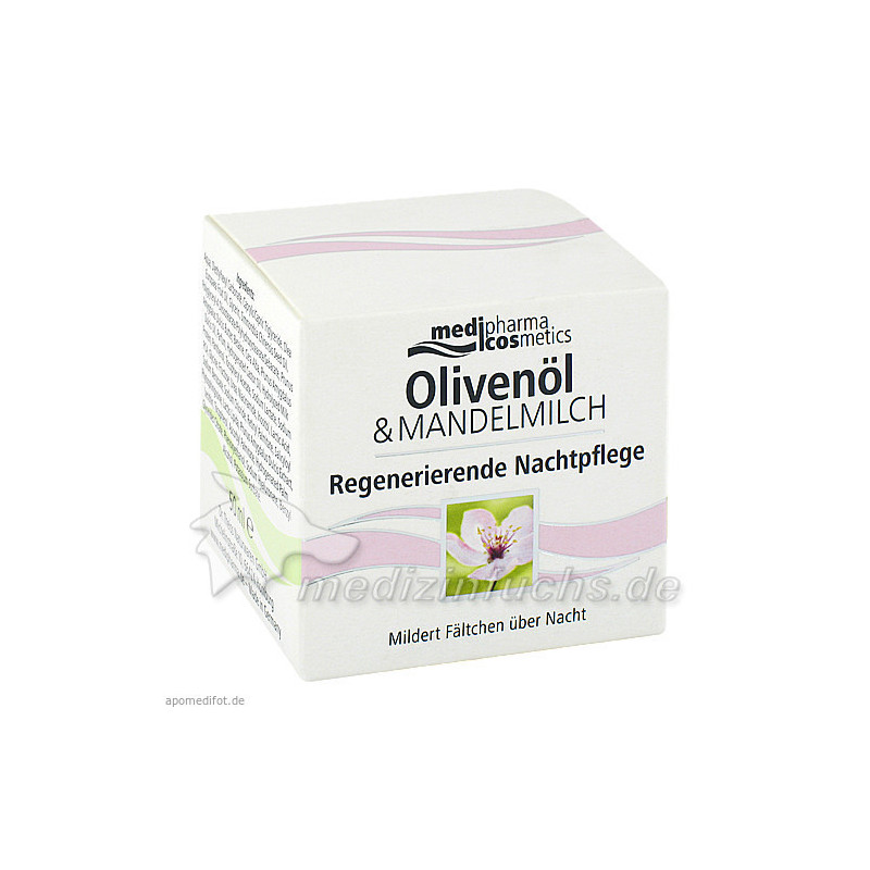 Oliven-Mandelmilch Regenerierende Nachtpflege, 50 ML – PZN 4768815