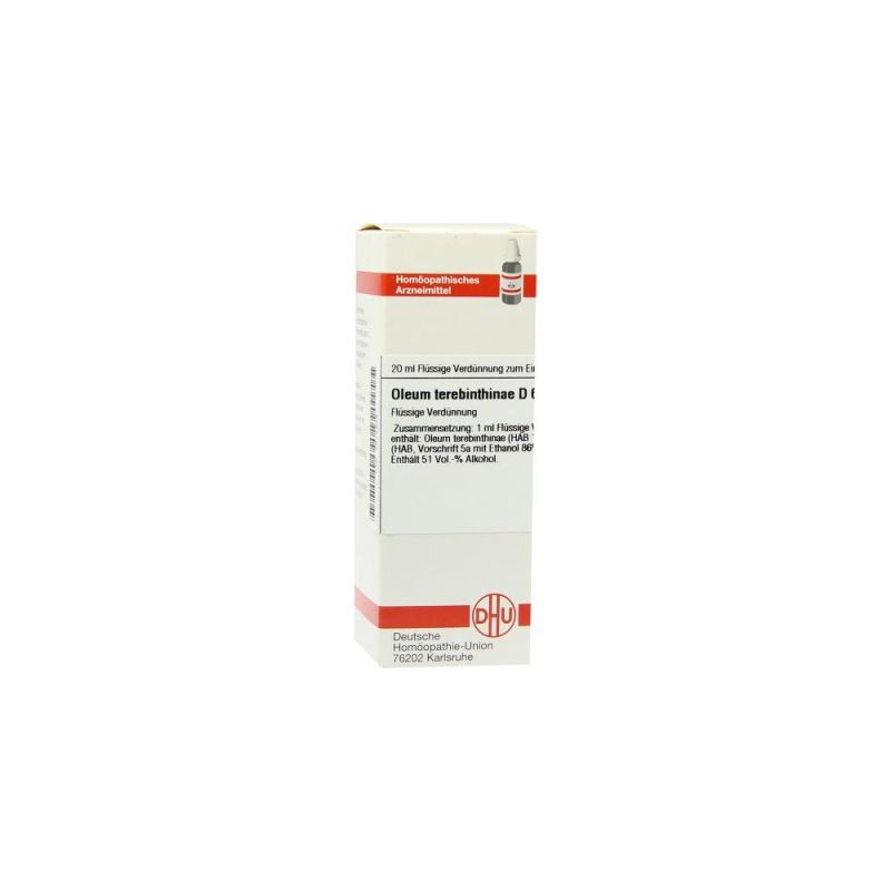 Oleum Terebinthinae D 6 Dilution (20 ml) – PZN 2622898