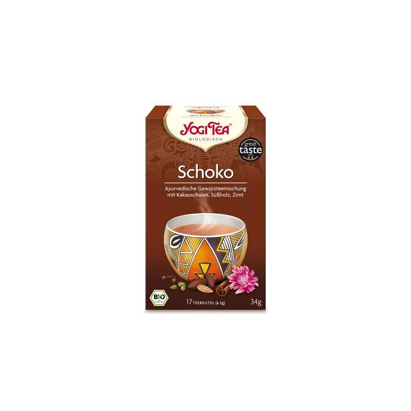 YOGI TEA Schoko Bio Filterbeutel, 17X2 G – PZN 9687518
