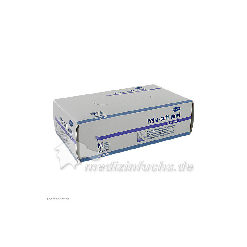 Peha-soft vinyl puderfrei mittel, 100 ST – PZN 8909483