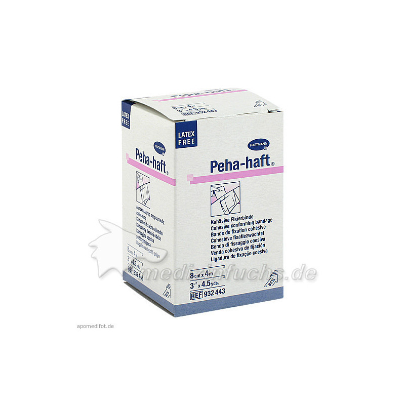 Peha-haft Latexfrei Fixierbinde 8cmx4m, 1 ST – PZN 3544479