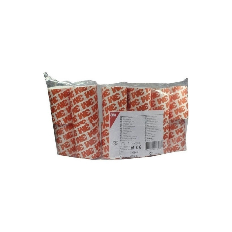 Polsterwatte 3M 7.5cmX2.7m Rolle, 12 ST – PZN 3198416
