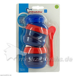 Primamma Thermo-Schälchen 2er Set + Löffel, 3 ST – PZN 6440295