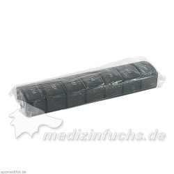 Pillendose mit 7 Fächern Kunststoff matt sort., 1 ST – PZN 1179886