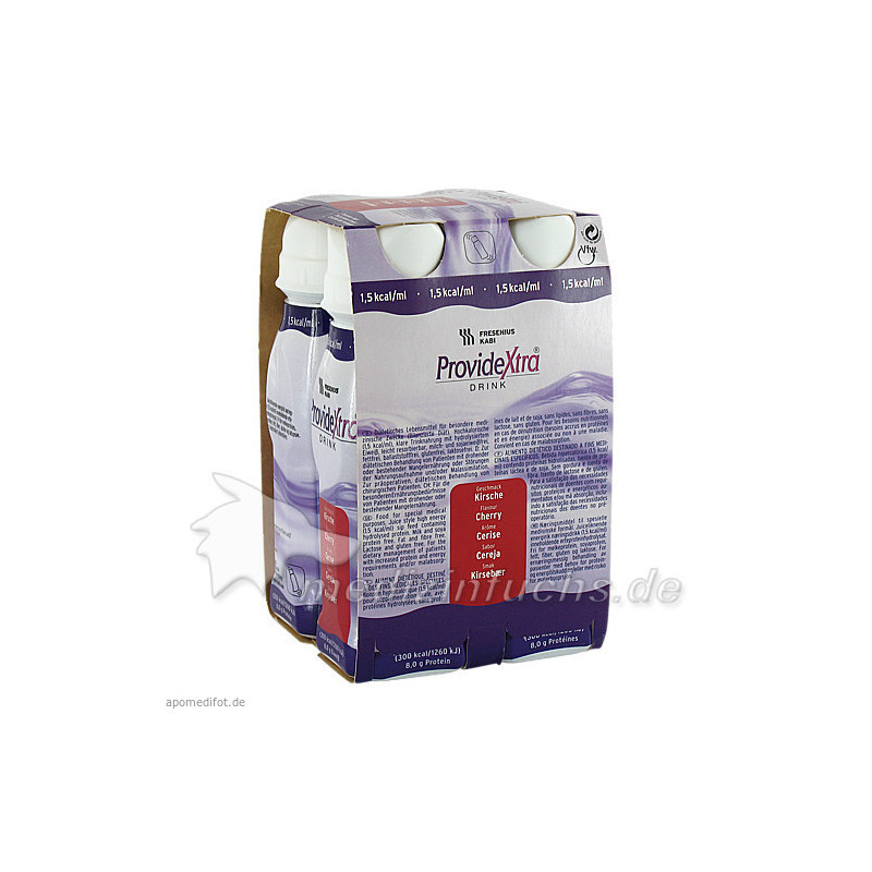 ProvideXtra DRINK Kirsche Trinkflasche, 4X200 ML – PZN 89141