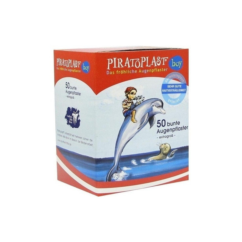 Piratoplast Boy Augenpfl extra gross 57x80mm, 50 ST – PZN 6831506