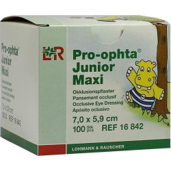 Pro-ophta Junior Maxi Okklusionspflaster, 100 ST – PZN 1499059