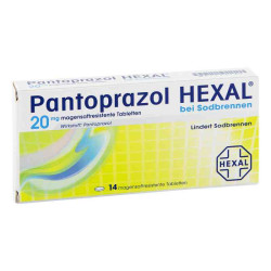 Pantoprazol HEXAL bei Sodbrennen 20mg (14 stk) – PZN 5523582