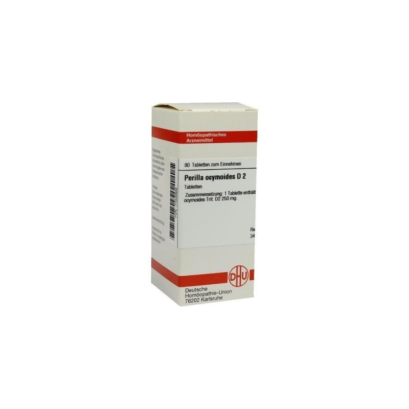 Perilla Ocymoides D 2 Tabletten (80 stk) – PZN 7458966