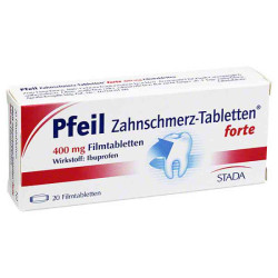 Pfeil Zahnschmerz-Tabletten forte 400mg (20 stk) – PZN 410560