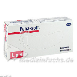 Peha-soft nitrile white Unters.handsch. L unst.pfr, 100 ST – PZN 9339042