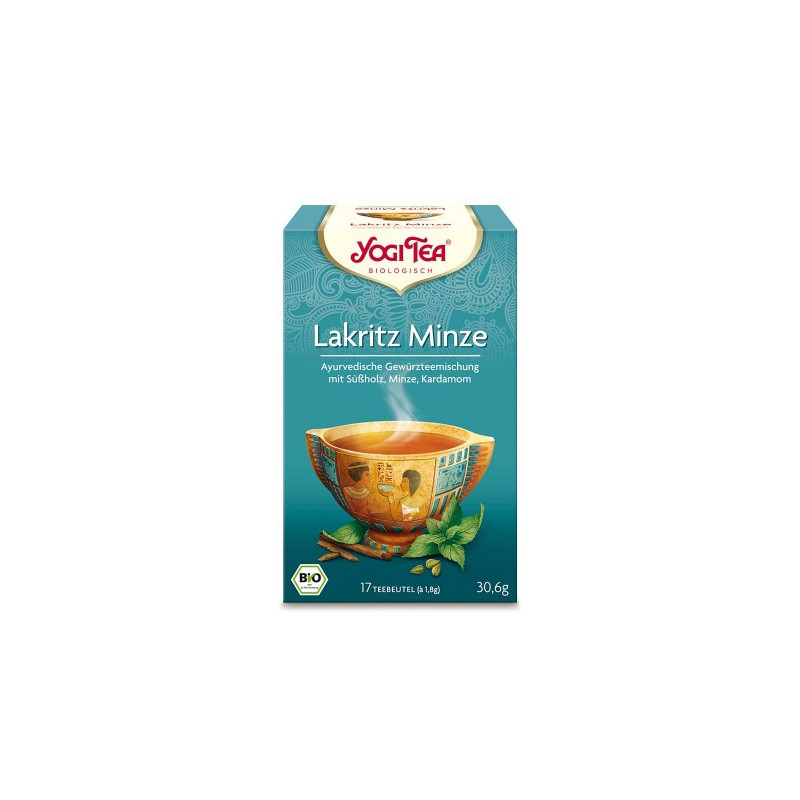 YOGI TEA Lakritz Minze Bio Filterbeutel, 17X1.8 G – PZN 9687607