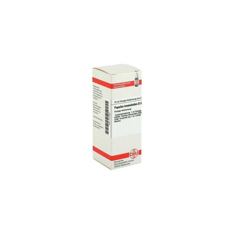 Populus Tremuloides D 3 Dilution (20 ml) – PZN 7177931