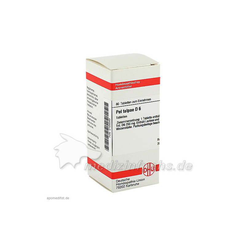 PEL TALPAE D 6, 80 ST – PZN 2104040