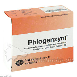 Phlogenzym magensaftresistente Filmtabletten, 100 ST – PZN 9544227