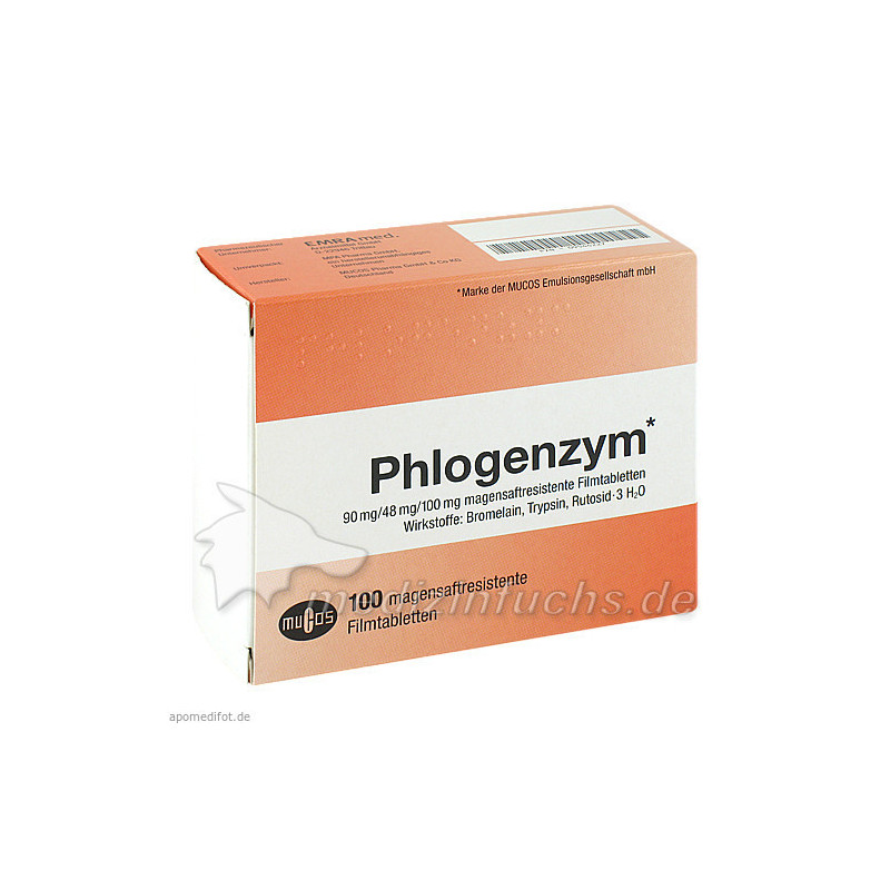 Phlogenzym magensaftresistente Filmtabletten, 100 ST – PZN 9544227