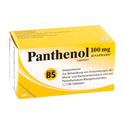 Panthenol 100 mg Jenapharm Tabletten (100 stk) – PZN 6150835