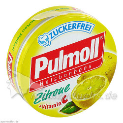 PULMOLL HUSTENBONBON ZITRONE ZUCKERFREI, 20 G – PZN 6627409