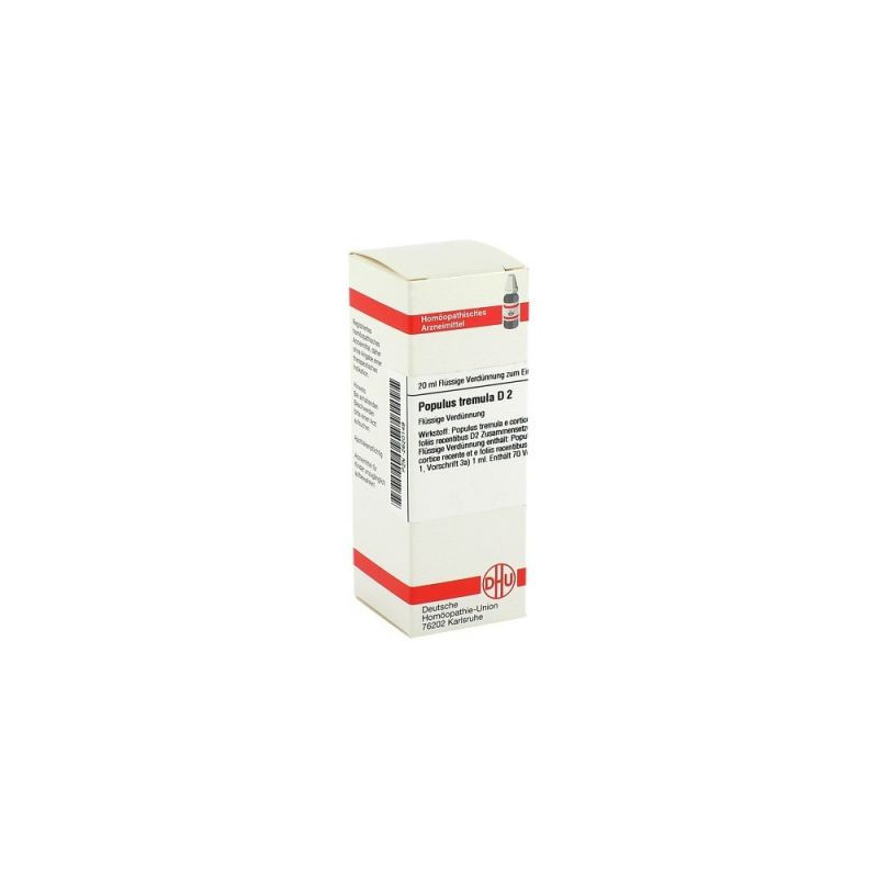 Populus Tremula D 2 Dilution (20 ml) – PZN 2620149