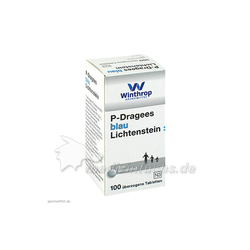 P DRAGEES BLAU, 100 ST – PZN 3935613