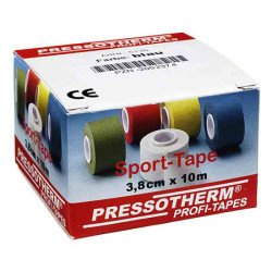 Pressotherm Sport-tape 3,8cmx10m blau (1 stk) – PZN 2002374
