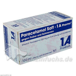 Paracetamol Saft - 1 A Pharma, 100 ML – PZN 1970485