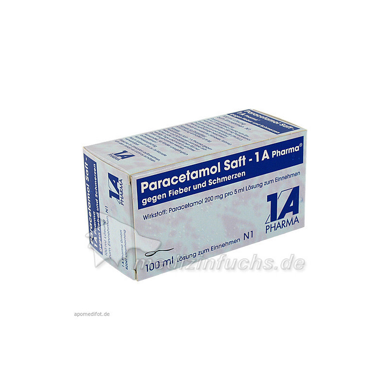 Paracetamol Saft - 1 A Pharma, 100 ML – PZN 1970485