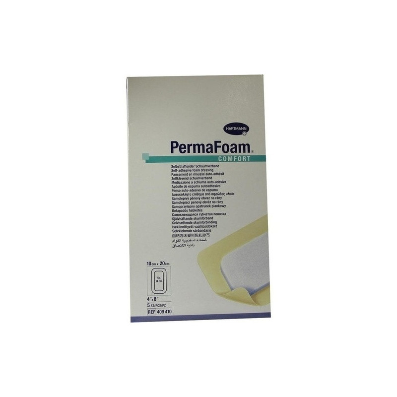 Perma Foam Comfort Schaumverband 10x20cm, 5 ST – PZN 4094423