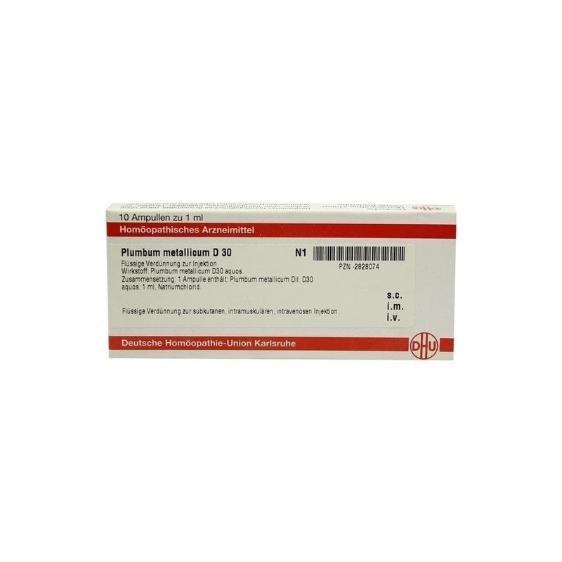 PLUMBUM MET D30, 10X1 ML – PZN 2828074