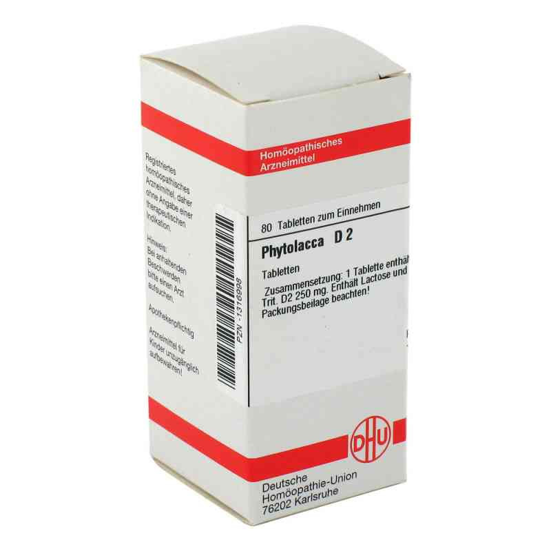 Phytolacca D 2 Tabletten (80 stk) – PZN 1316998