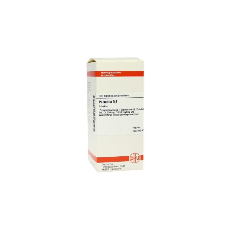 Pulsatilla D 8 Tabletten (200 stk) – PZN 7178296
