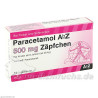Paracetamol AbZ 500mg Zäpfchen, 10 ST – PZN 2058831