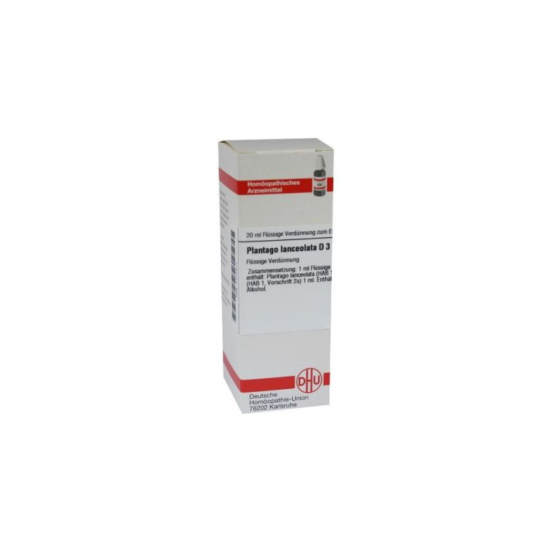 Plantago Lanceol. D 3 Dilution (20 ml) – PZN 7177411