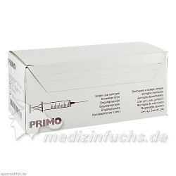PRIMO EINMALSPRITZE Luer, 80X2 ML – PZN 42984