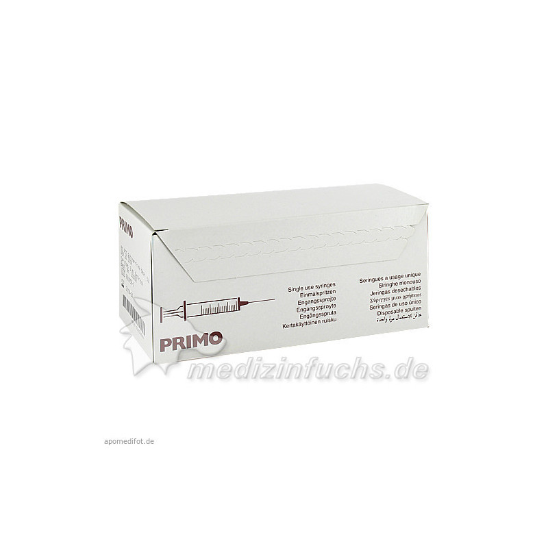 PRIMO EINMALSPRITZE Luer, 80X2 ML – PZN 42984