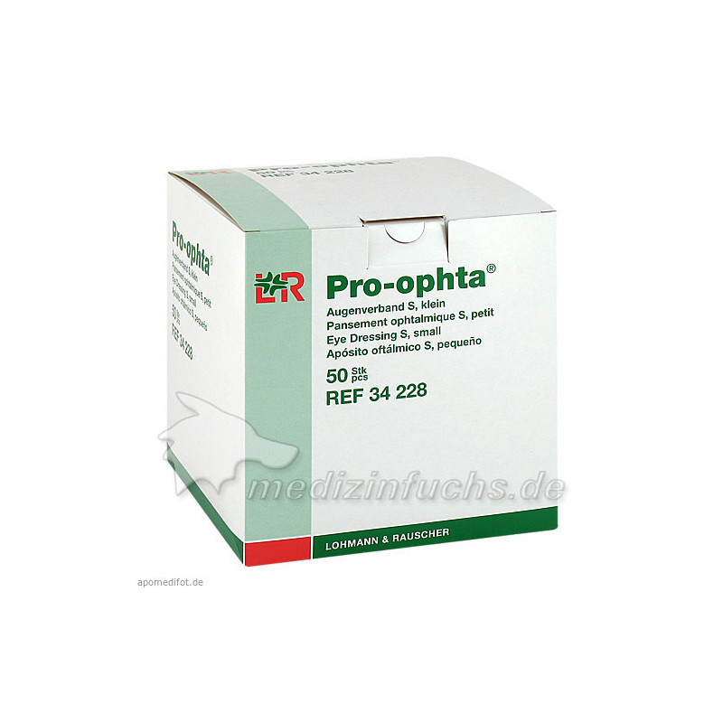 Pro-ophta Augenverband S klein, 50 ST – PZN 7202178