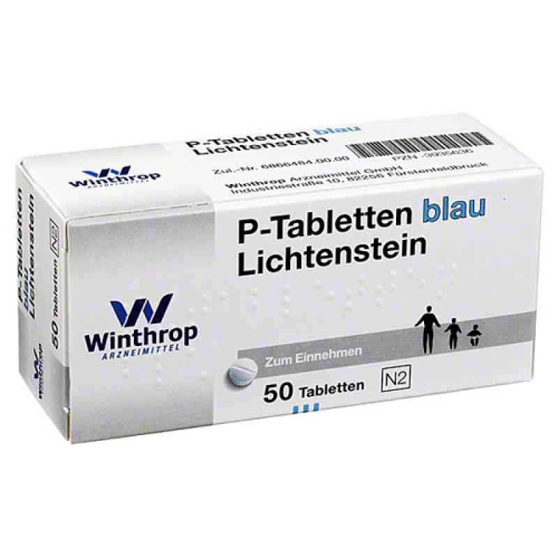 P Tabletten blau 8 mm Teilk. (50 stk) – PZN 3935636
