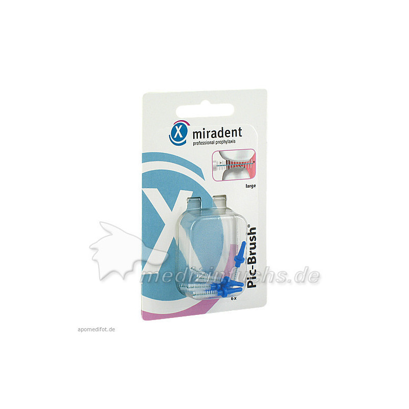 Pic Brush Interdentalbürste blau 3mm, 6 ST – PZN 2106205