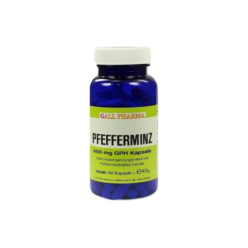 Pfefferminz 450mg GPH Kapseln, 90 ST – PZN 6922901